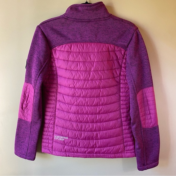 Scandinavian Explorer Women's Pink Puffer Jacket Size Small - Picture 5 of 10